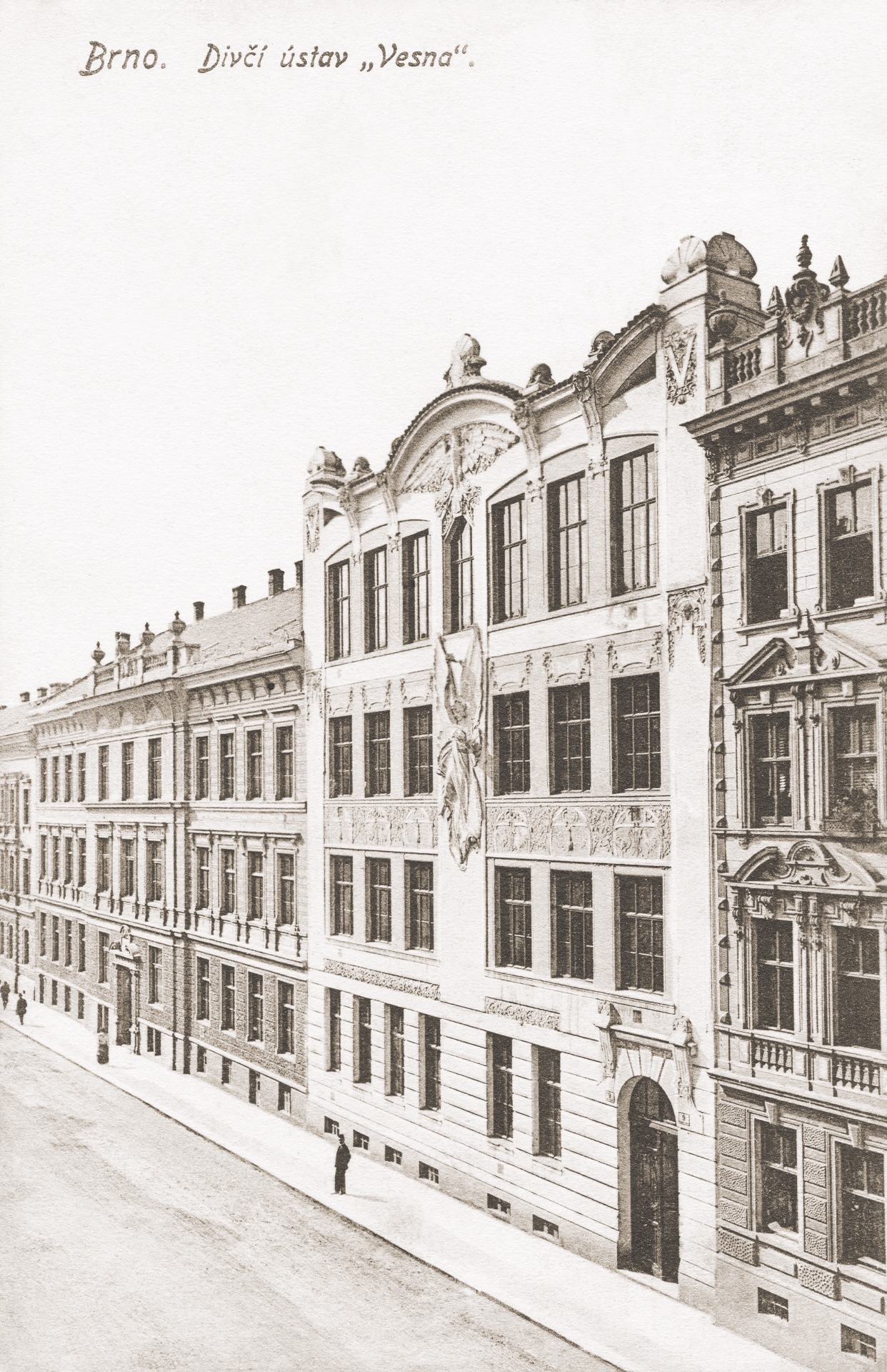 El edificio de Vesna en 1909 © Archivo de la Ciudad de Brno