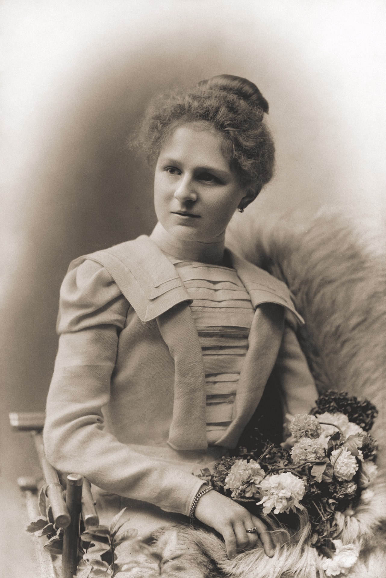 Olga Janáčková, hija de Zdenka y Leoš Janáček, en 1899 © Museo Regional Moravo