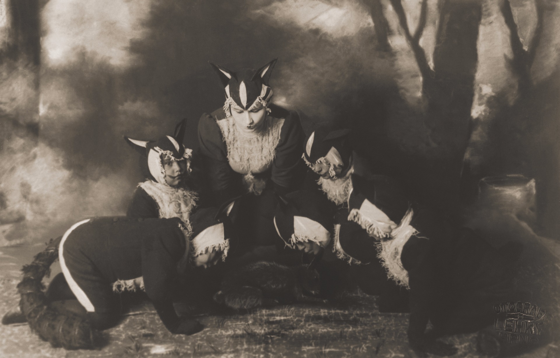 Photograph from the premiere production of the opera The Cunning Little Vixen (1924) © Moravian Museum